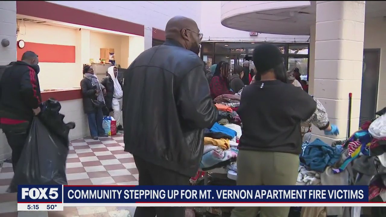 Video thumbnail for Community stepping up for Mt. Vernon apartment fire victims