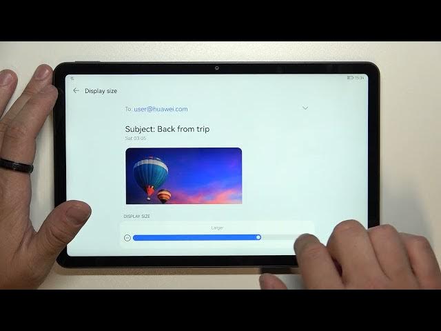 Video thumbnail for Huawei MatePad 10.4 2022 - How To Find And Manage Display Settings