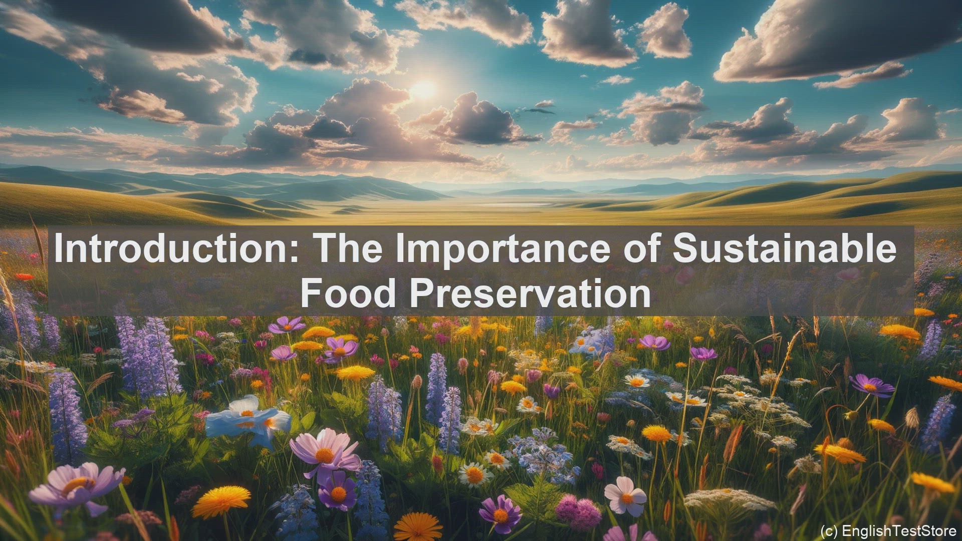 'Video thumbnail for Top 10 Sentences for Understanding Sustainable Food Preservation'