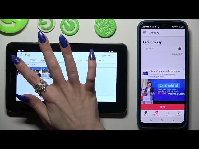 Video thumbnail for How to Transfer Files from Tablet Navitel T787 4G to an Android Device - (Send Anywhere)