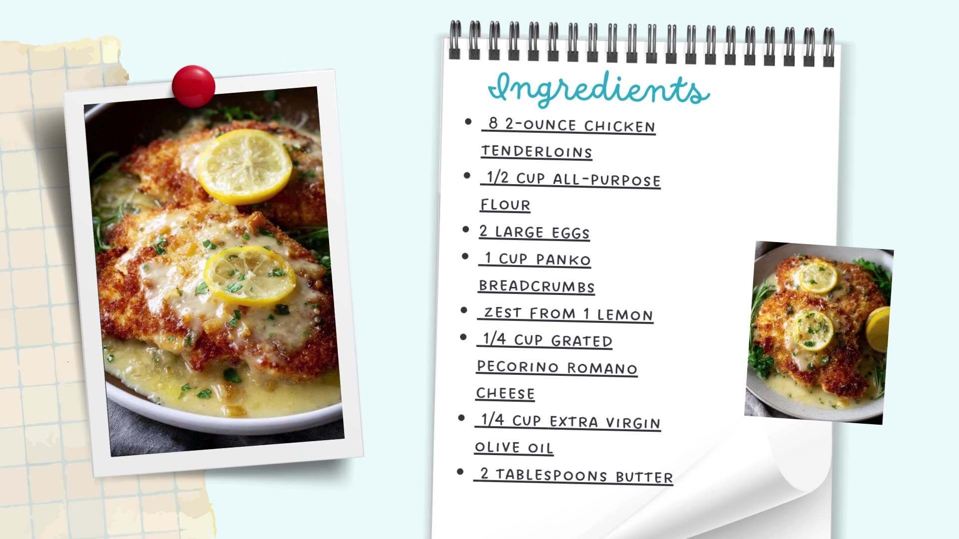 Video thumbnail for Zesty Lemon Pecorino Crispy Chicken – Golden, Juicy & Bursting with Flavor