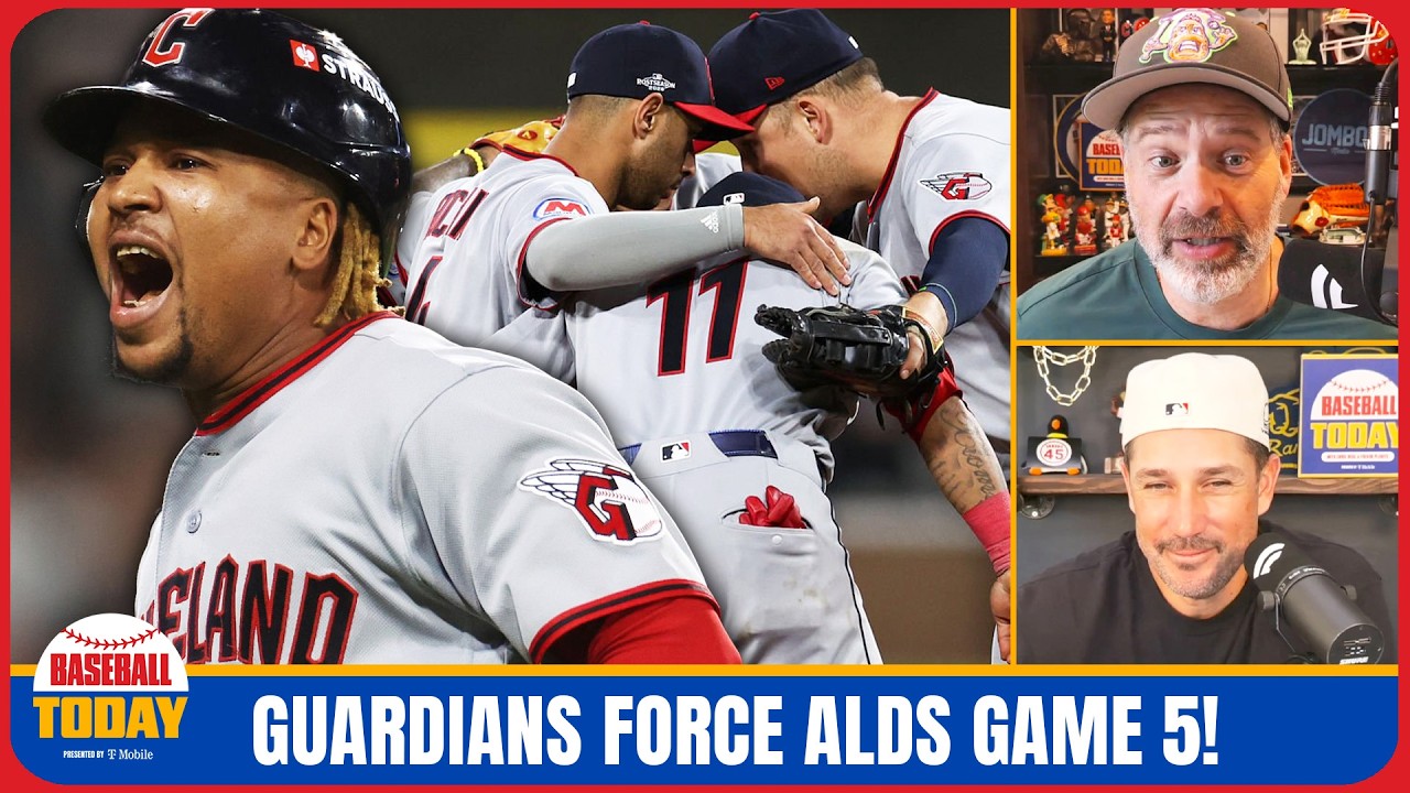 Video thumbnail for Guardians win AGAIN to force ALDS game 5 + NLCS preview! | Baseball Today