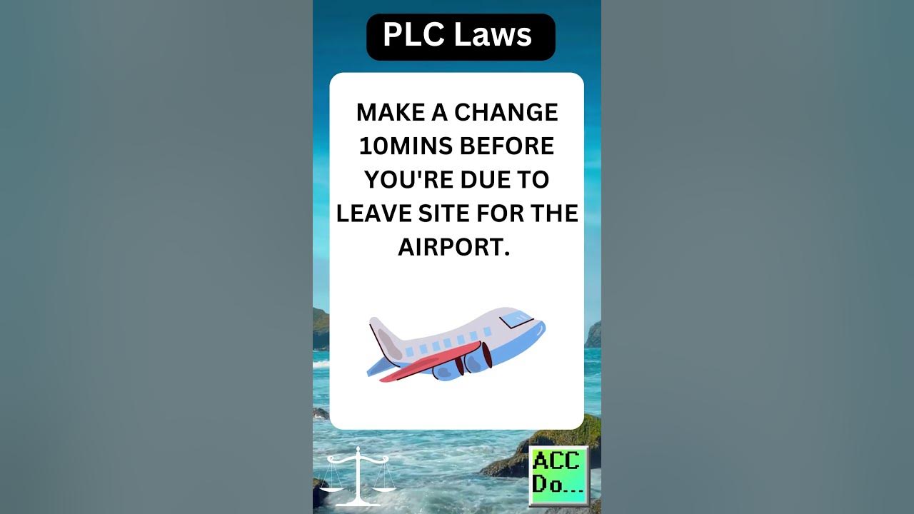 'Video thumbnail for PLC Laws #47.1 - NO MATTER HOW SIMPLE IT SEEMS OR HOW MUCH THE CUSTOMER BEGS YOU DON'T...'