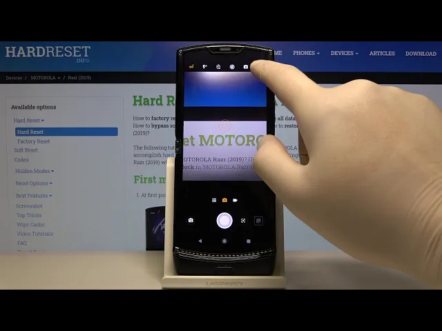 Video thumbnail for How to Turn On Grid Lines in Motorola Razr 2019 - Camera Stabilization Lines