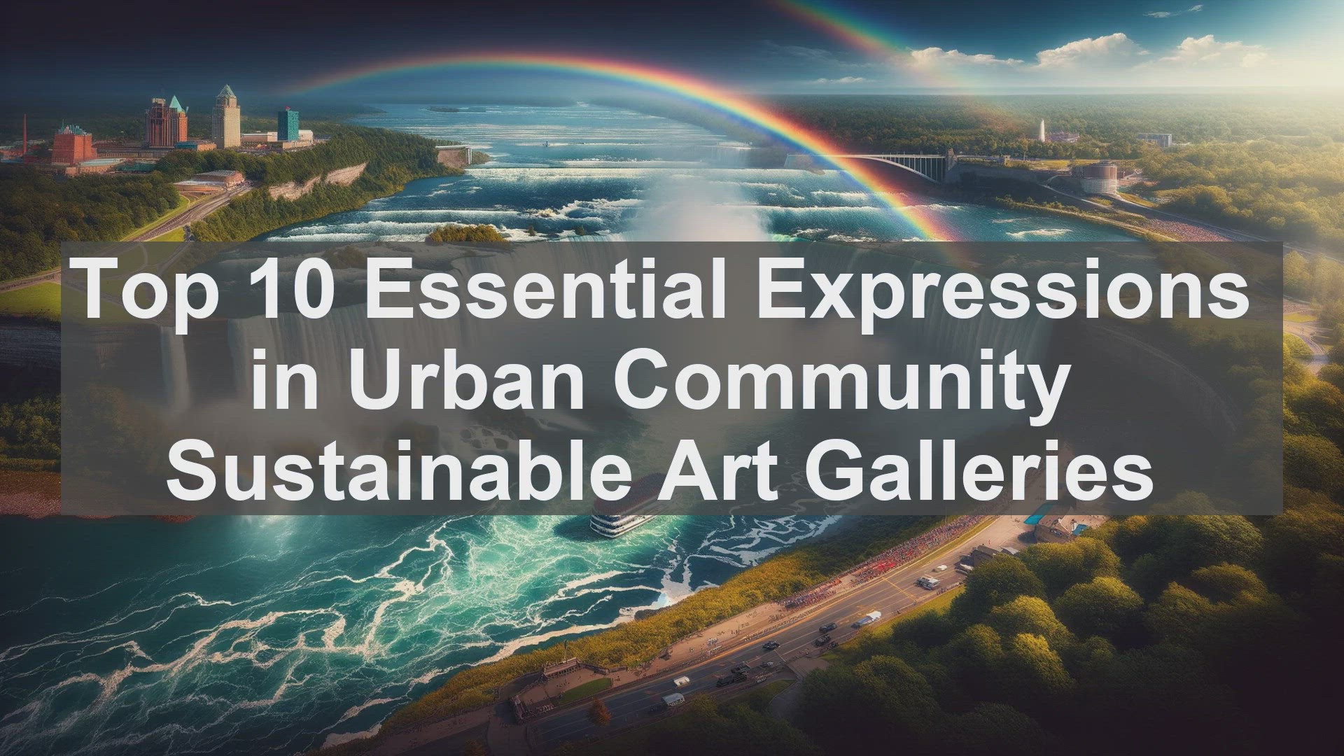 'Video thumbnail for Top 10 Essential Expressions in Urban Community Sustainable Art Galleries'