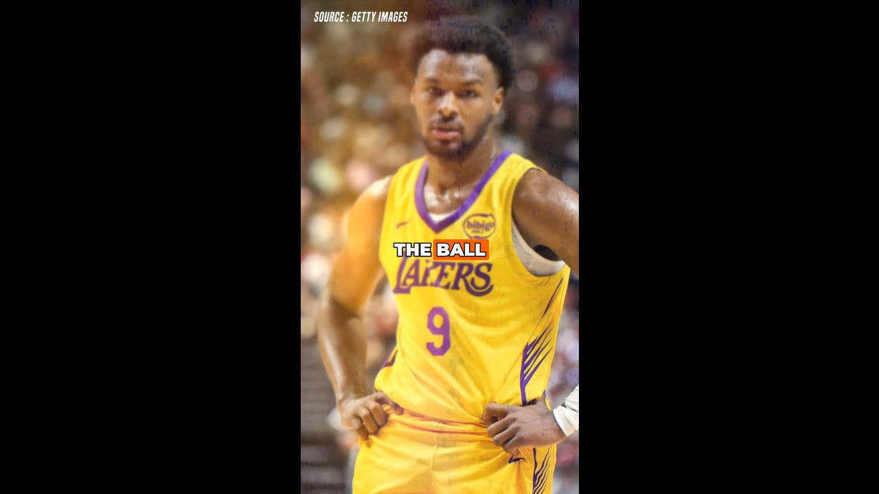 Video thumbnail for Bronny James Shows Perfect Mindset After JJ Redick Video Goes Viral