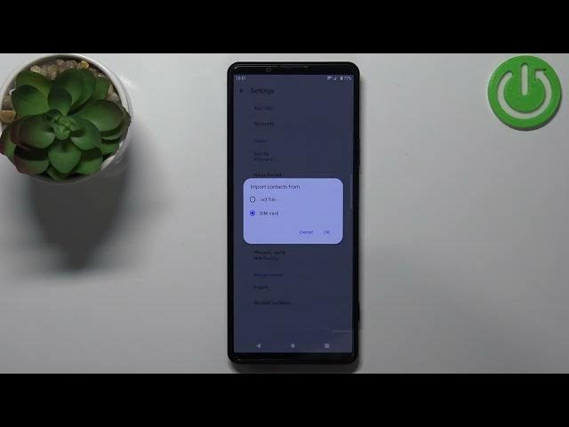 Video thumbnail for How to Copy Contacts on SONY Xperia Pro-I - Import Contact List From SIM Card