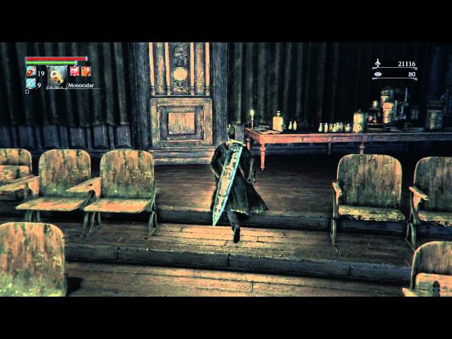 Video thumbnail for Bloodborne - Lecture Building: Lecture Theatre Key Location, Patches the Heyena / Spider Spotted