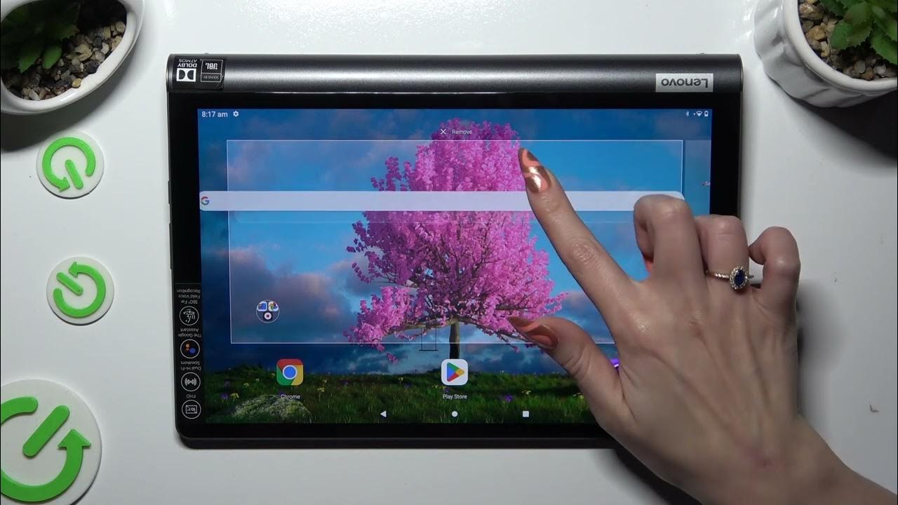 Video thumbnail for How to Remove Google Search Bar from LENOVO Yoga Smart Tab YT-X705F Home Screen?