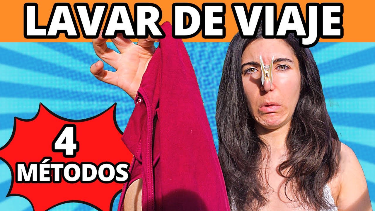 Video thumbnail for Cómo lavar la ROPA de VIAJE👍👍 En hotel, camping, camper, van: consejos, tips y trucos