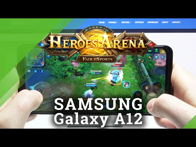 Video thumbnail for Gaming Test of Samsung Galaxy A12 while Playing Heroes Arena 2 - Demanding Settings