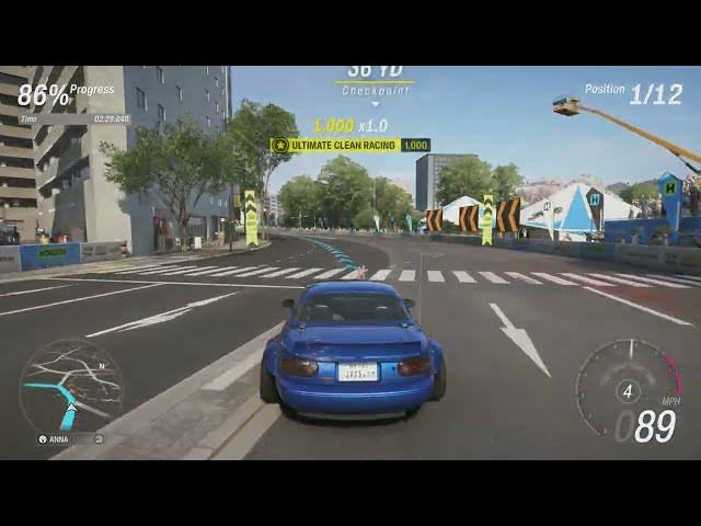 Video thumbnail for Forza Horizon 6 - Tokyo Railway Sprint - Aftermarket 1994 Mazda MX-5 First Place Gameplay