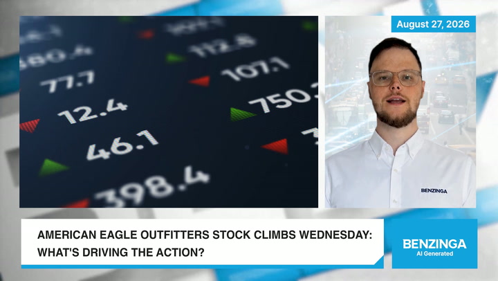 Video thumbnail for AEO Rises On Retail Rally