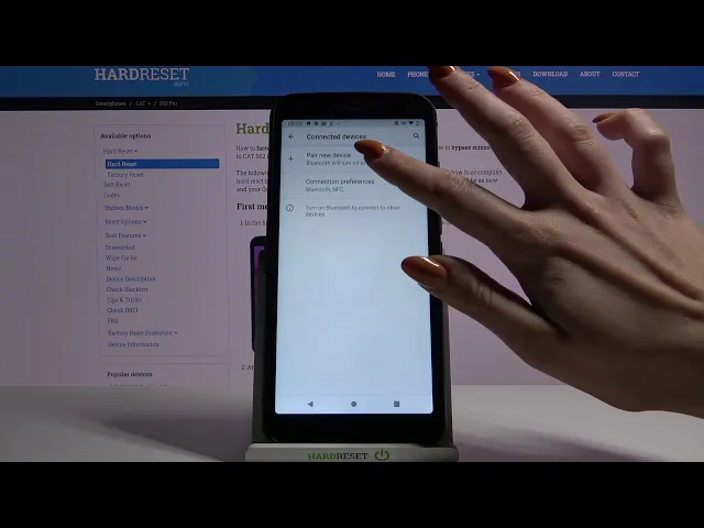 Video thumbnail for How to Pair Devices via Bluetooth – Bluetooth Settings on CAT S62 Pro