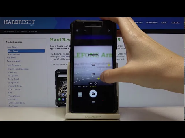 Video thumbnail for How to Use Camera Pro Mode in ULEFONE Armor X5 – Advanced Camera Features