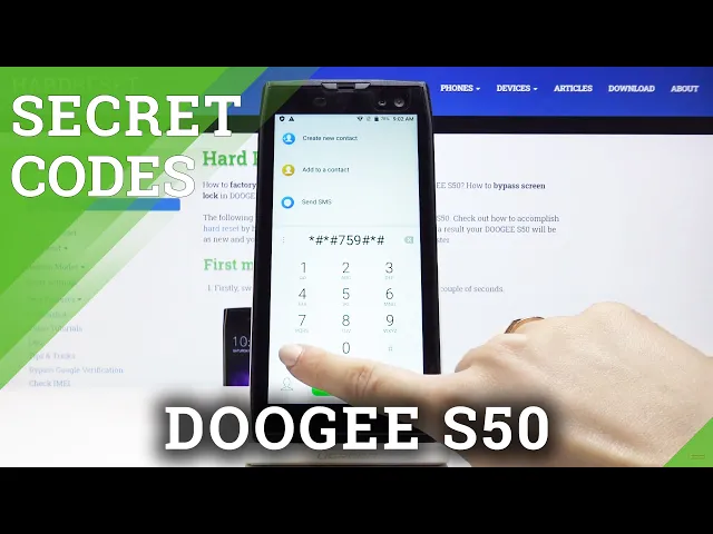 Video thumbnail for Secret Codes for DOOGEE S50 – Testing Menu / Calendar Info / IMEI Number