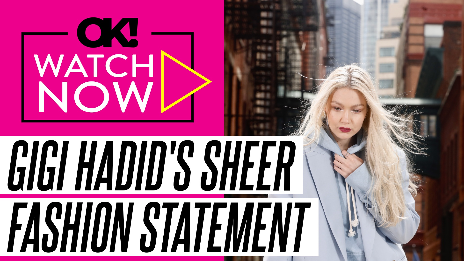 Video thumbnail for Gigi Hadid Exposes Her Nipples in Semi-Sheer White Gown: Photos