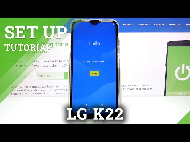Video thumbnail for How to Set Up LG K22 – First Activation