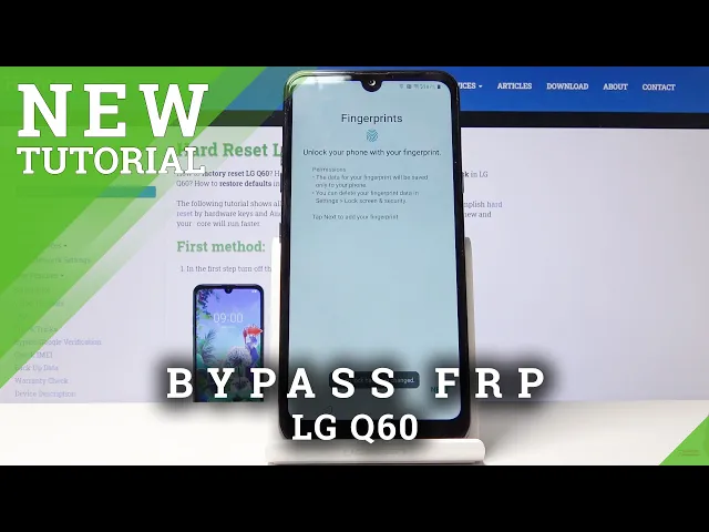 Video thumbnail for How to Bypass Google Protection on LG Q60 – Skip Google Verification
