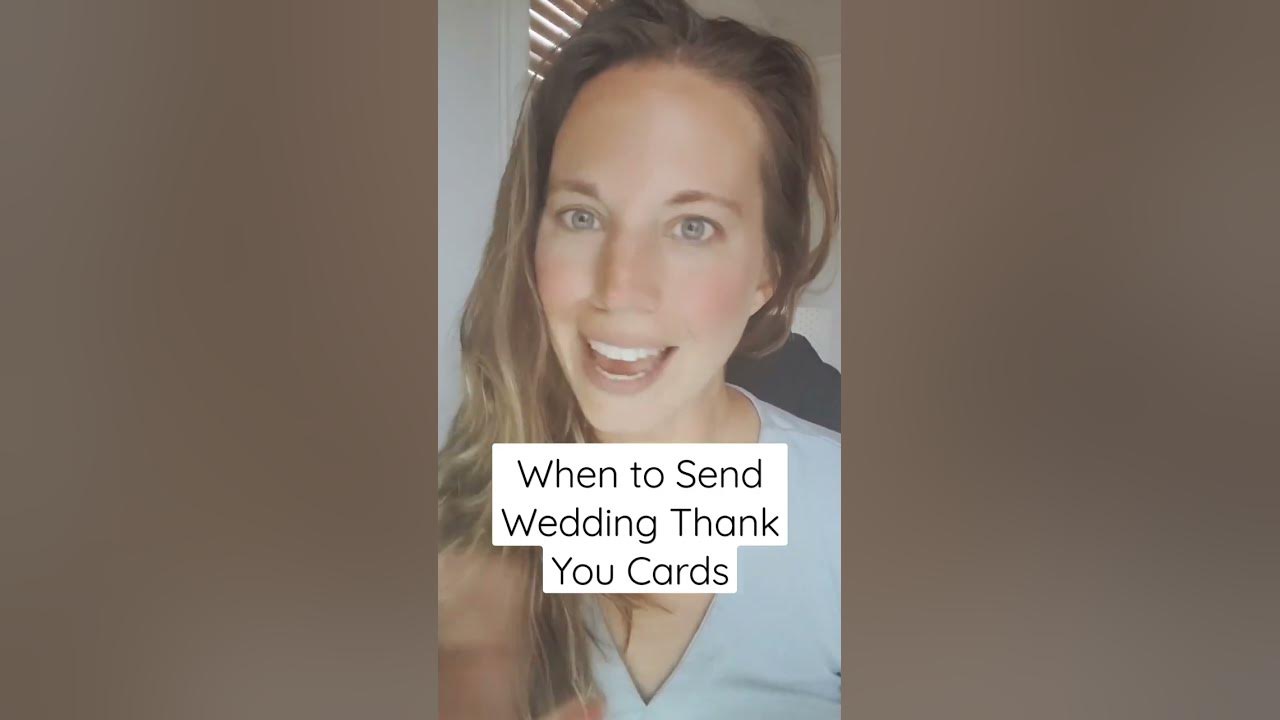 Video thumbnail for When Should You Send Wedding Thank You Cards? Here's the Essential Guide!