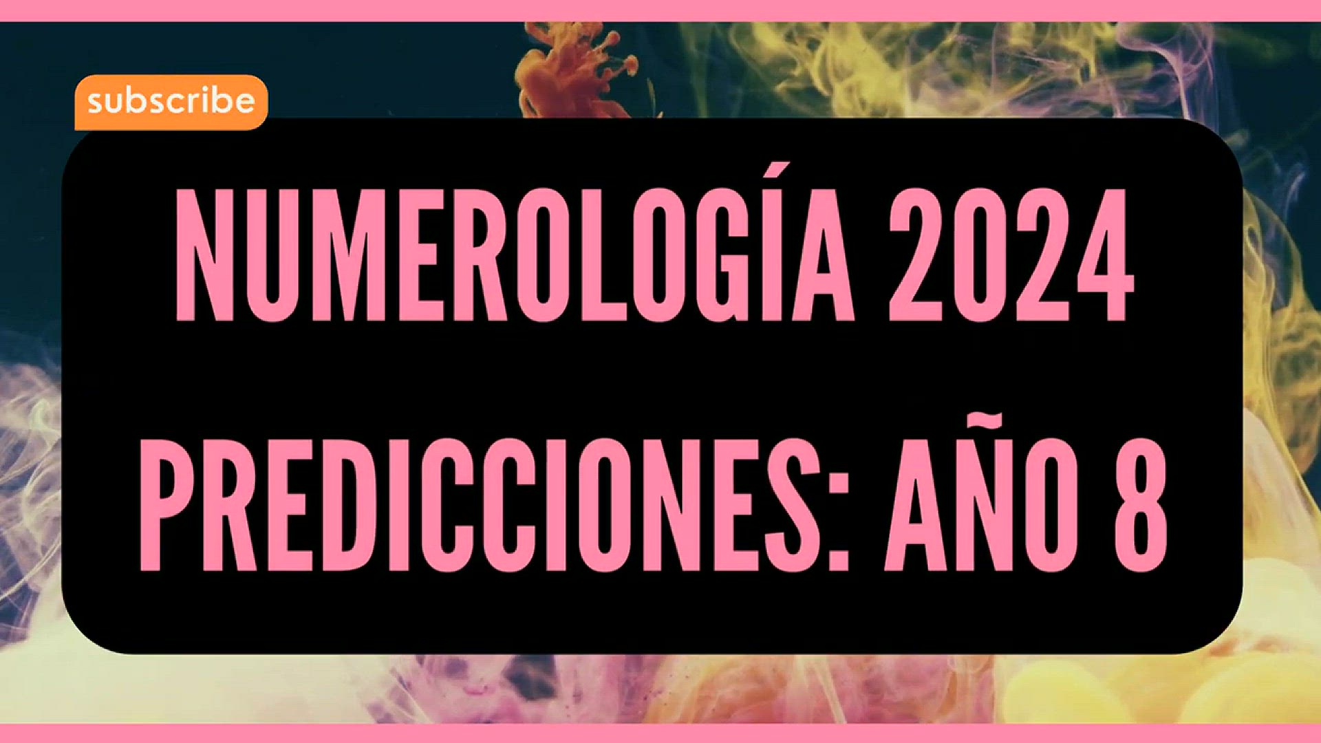 'Video thumbnail for Numerología 2024 predicciones Año 8, video blog'