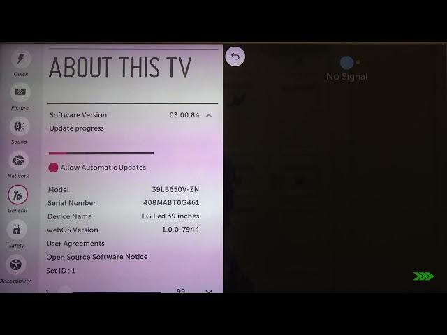 Video thumbnail for How to Update Firmware in LG LED Smart TV? (LG39LB650V)