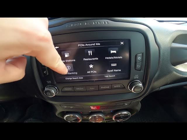 Video thumbnail for How to Find Points of Interest in Navigation in Jeep Renegade ( 2014 - now )