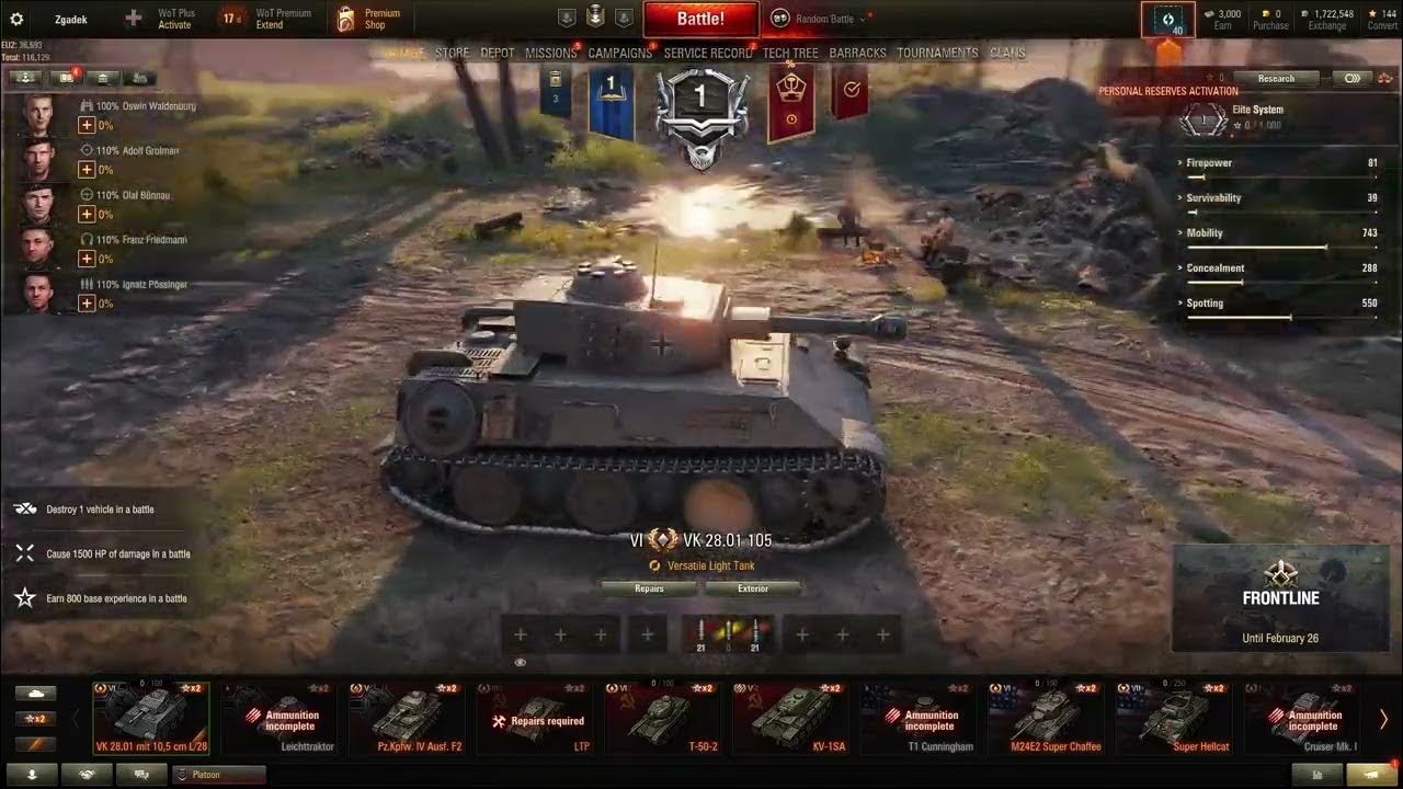 Video thumbnail for How To Change Primary Tank In World Of Tanks