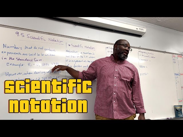 Video thumbnail for Master Scientific Notation: Easy Steps to Convert Big & Small Numbers To The Standard Form