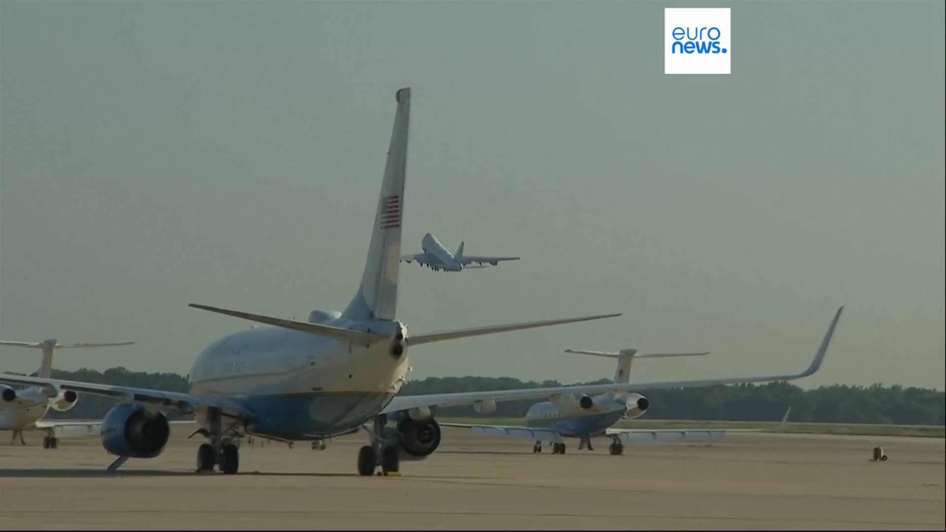 'Video thumbnail for Trump arrives in Alaska for 'high stakes' meeting with Putin on ending war in Ukraine — live updates'