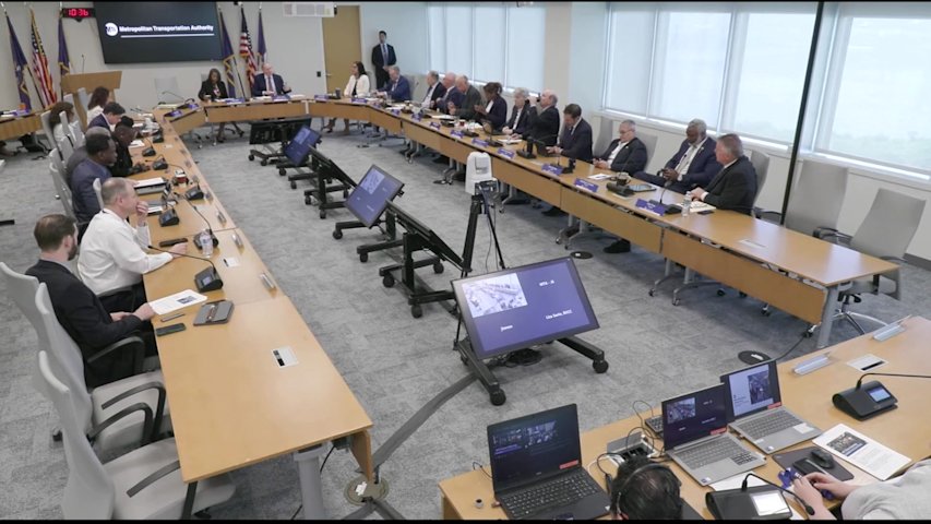 Video thumbnail for MTA board approves LIRR unions’ contract, formalizing agreement that ended strike