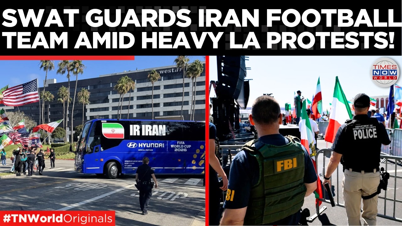 Video thumbnail for WATCH: SWAT Teams Escort Iran Team From Mexico To LA For Politically Charged World Cup Opener