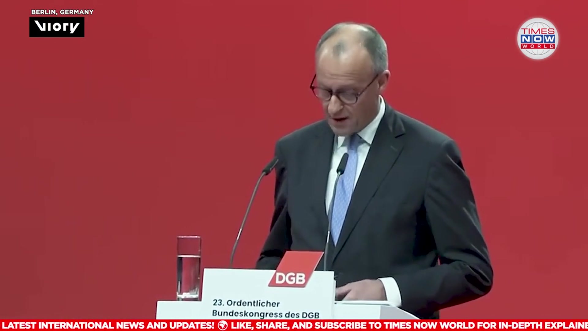 Video thumbnail for WATCH: German Chancellor Heckled as He Defends Healthcare and Pension Cuts | Times Now World