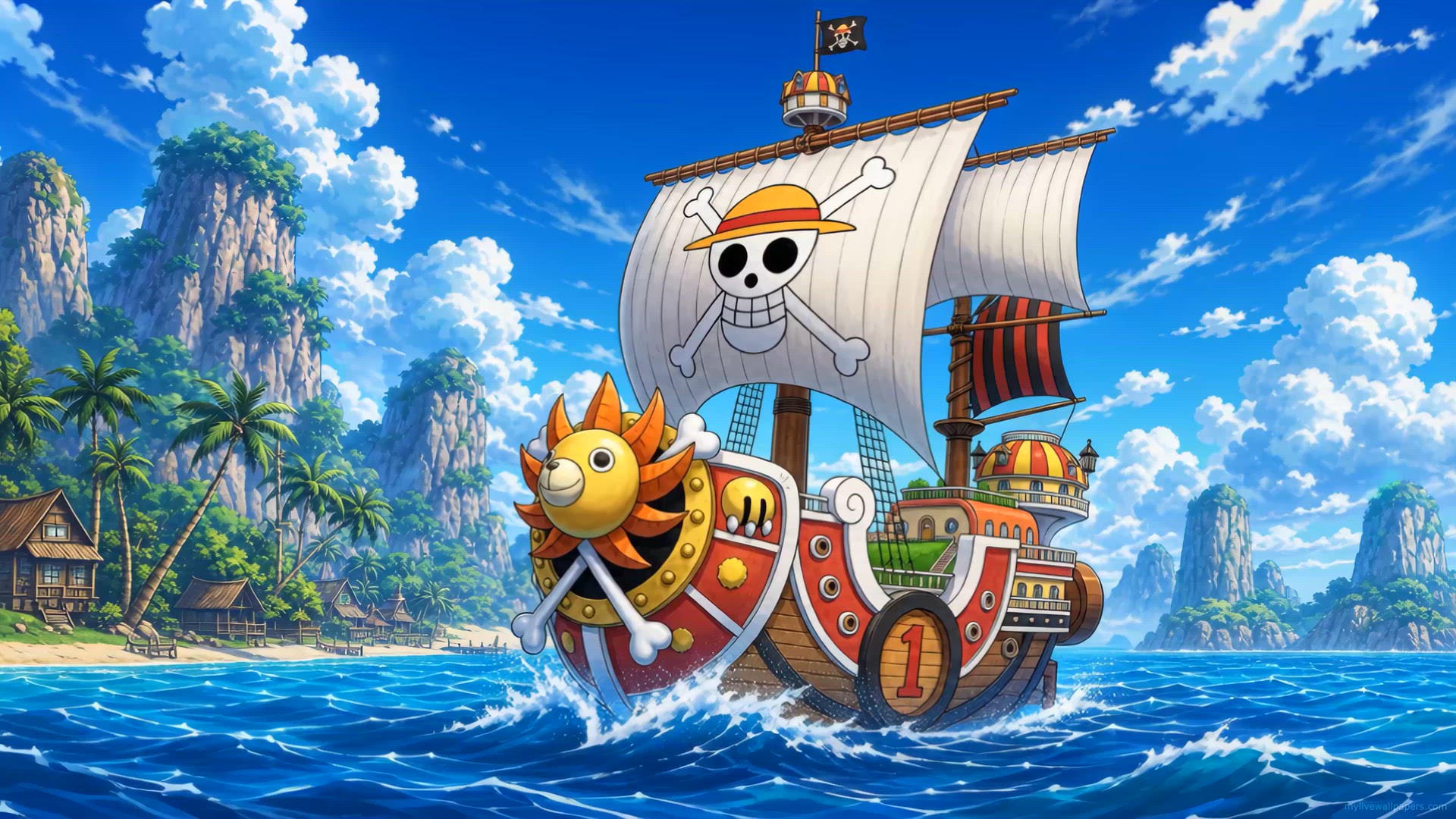 Video thumbnail for latest live wallpaper  2026 Thousand Sunny Ship 4K