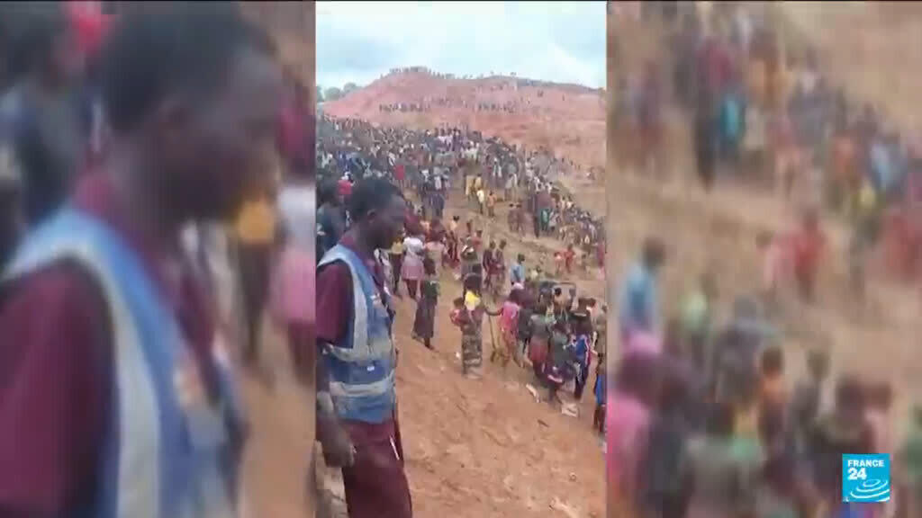Video thumbnail for Hopes fade after Central African Republic gold mine collapse kills dozens
