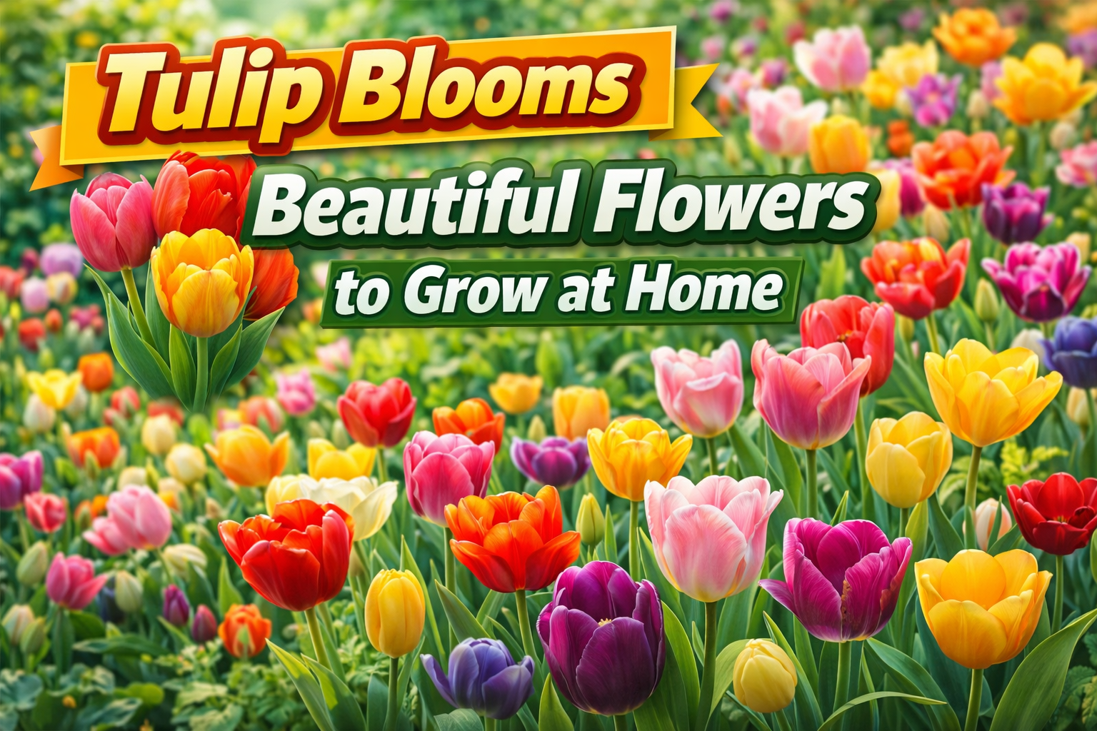 Video thumbnail for Tulip Blooms | Beautiful Flowers to Grow at Home