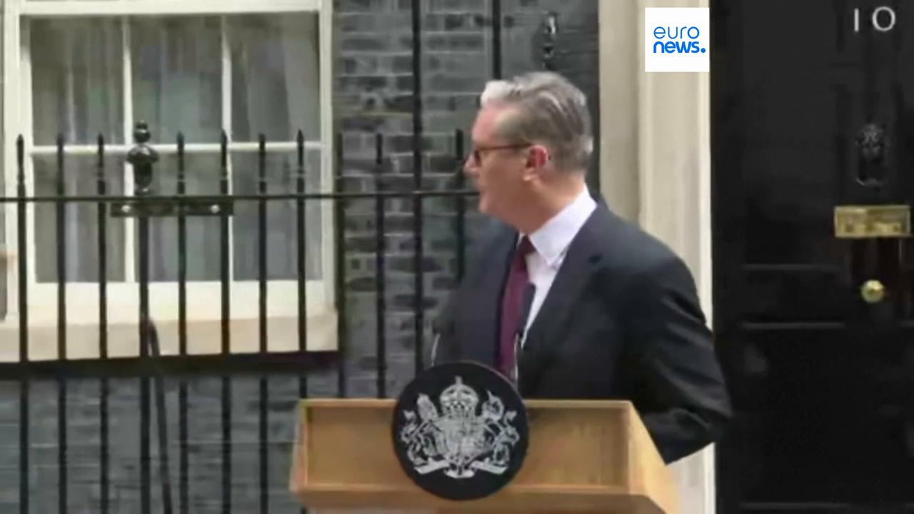 Video thumbnail for UK Prime Minister Keir Starmer resigns as Andy Burnham announces candidacy