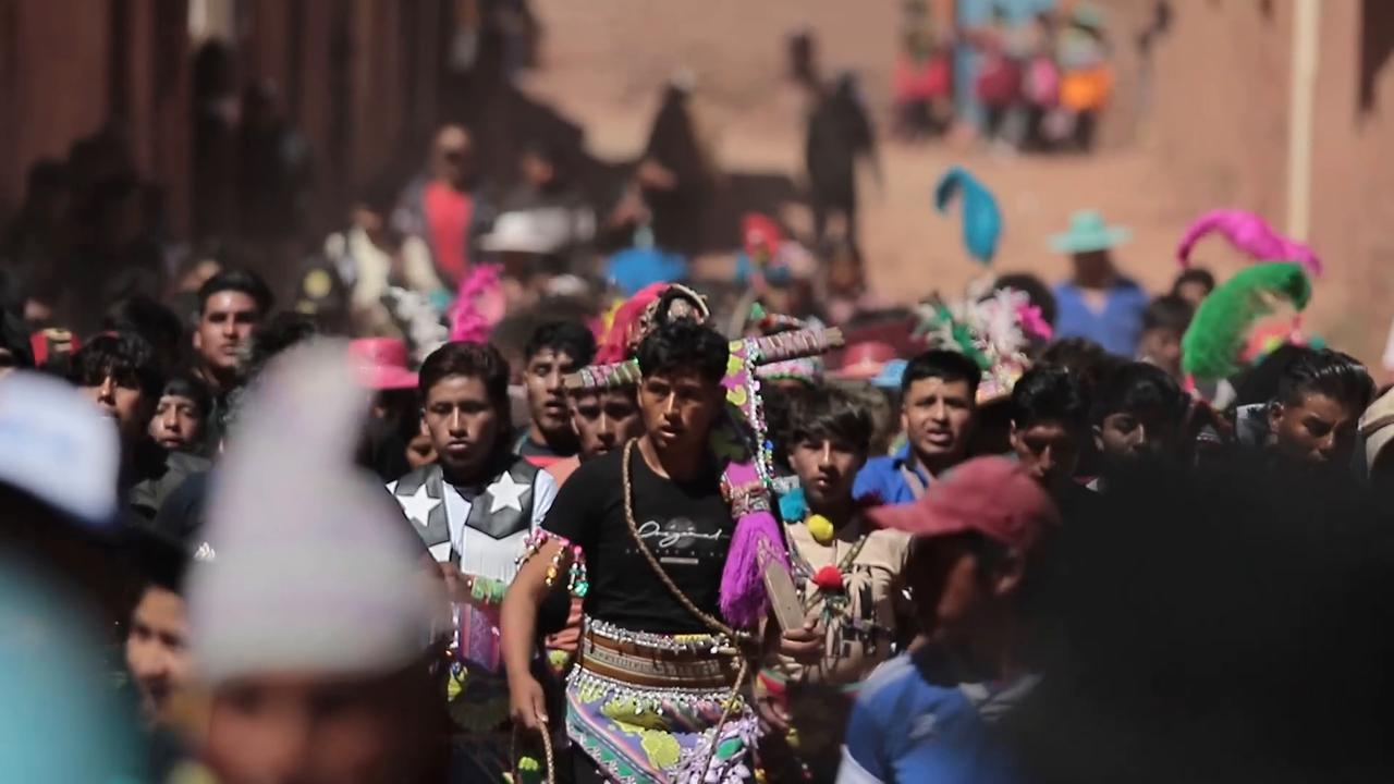Video thumbnail for Bolivia: Festival of the Cross marked with traditional Tinku ritual in Bolivia.