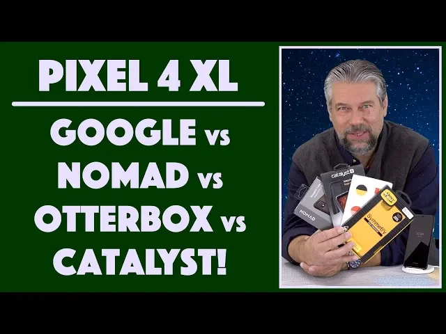 Video thumbnail for Google Pixel 4 XL Case Roundup: Google vs Nomad vs OtterBox vs Catalyst