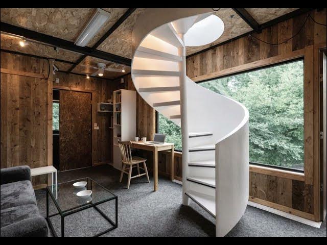 Video thumbnail for Top 6 Tiny House Spiral Stair Ideas