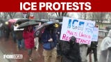 Video thumbnail for ICE shootings spark protests nationwide