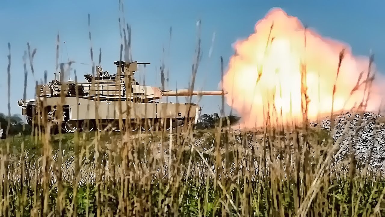 Video thumbnail for U.S. Army Tank Training At Fort Stewart, GA • M1A2 Abrams