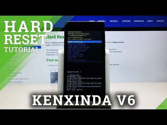 Video thumbnail for Hard Reset Kenxinda V6 – Remove Screen Lock in KXD V6