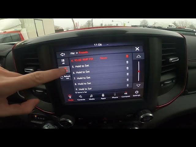 Video thumbnail for How to Manage Radio Presets in Dodge RAM REBEL 1500 II ( 2019 - now )