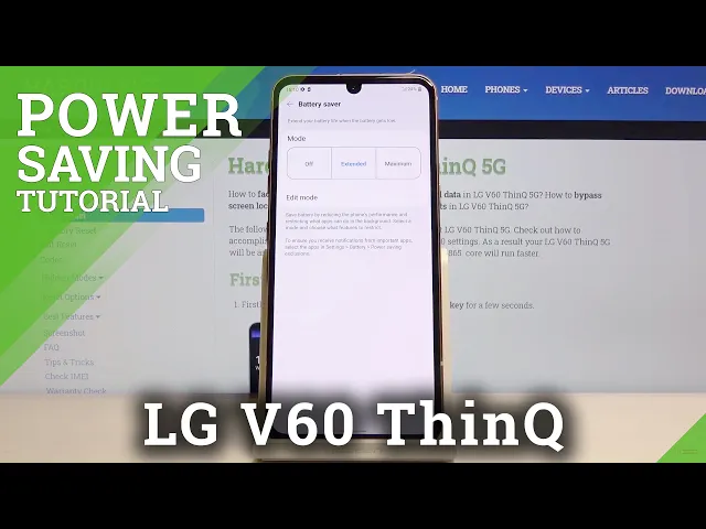 Video thumbnail for How to Activate Power Saver in LG V60 ThinQ 5G – Extend Battery Life