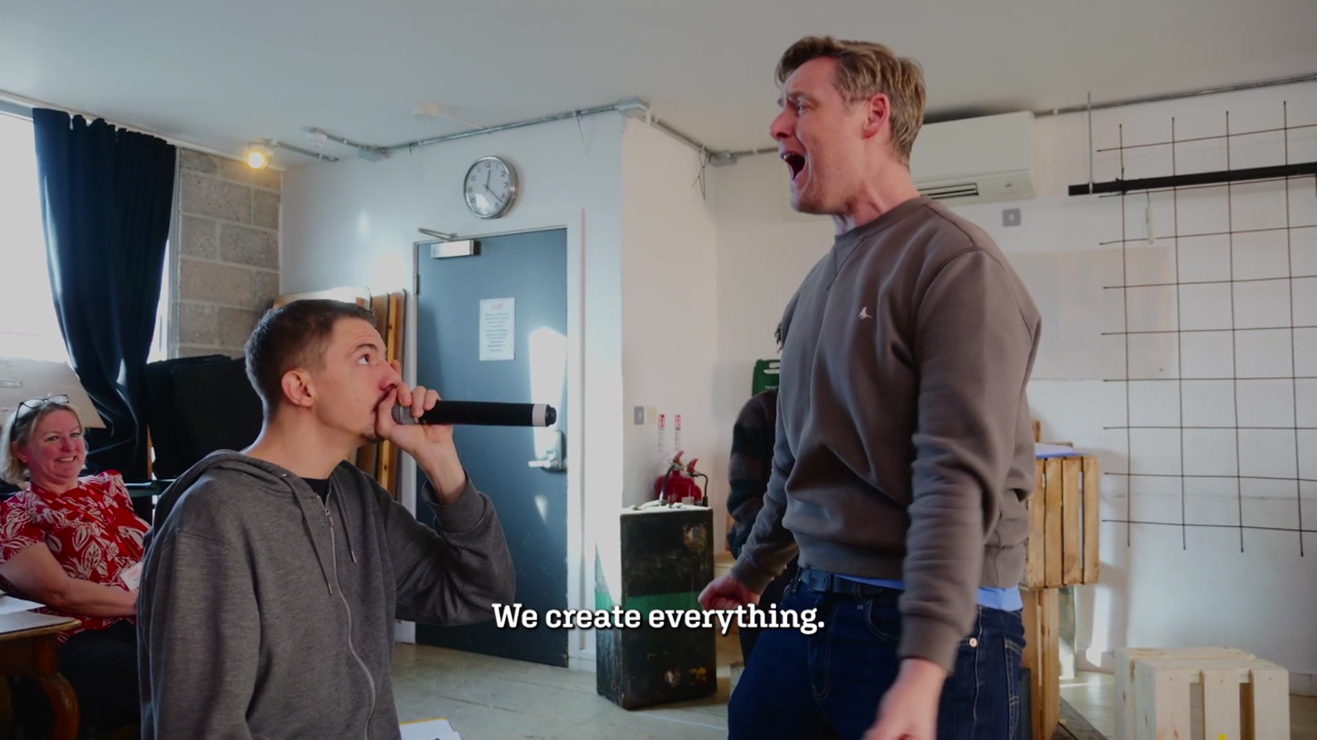 Video thumbnail for Video: Keala Settle, Ako Mitchell and Stephen Ashfield in Rehearsals For DRACAPELLA