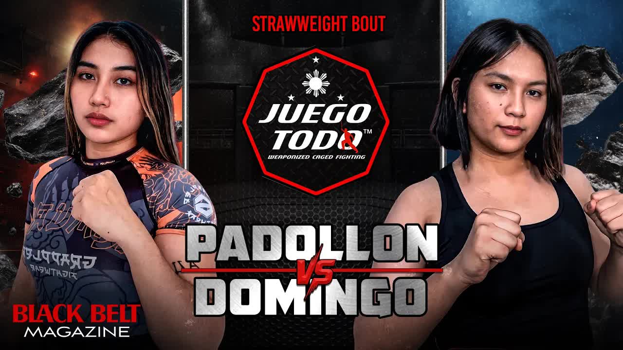 Video thumbnail for Blackbelt Magazine: Padollon vs Domingo | Match 11 | Juego Todo | UGB 45 STA. Lucia Barrio Brawls