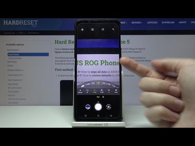 Video thumbnail for System Camera App - ASUS ROG Phone 5 & Camera Pro Mode Usage