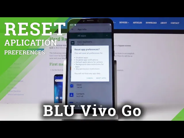 Video thumbnail for How to Reset App Preferences in BLU Vivo Go – Restore Apps Defaults