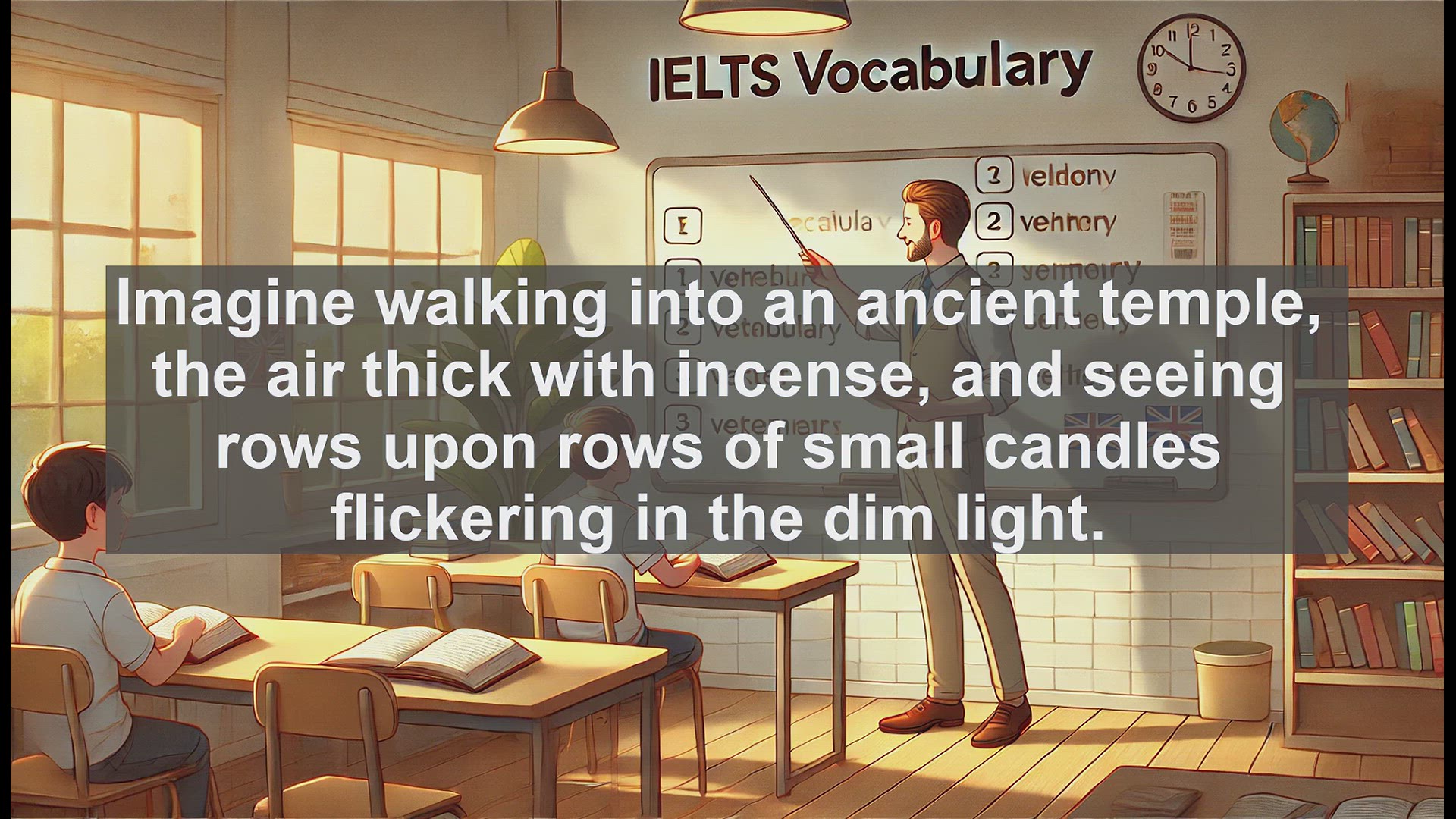'Video thumbnail for 2000 Must Know IELTS 9.0 Vocabulary - Votive: Exploring the Language of Sacred Offerings'